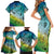 Personalised Aloha King Kamehameha Spirits Family Matching Short Sleeve Bodycon Dress and Hawaiian Shirt Art Special LT9 - Polynesian Pride