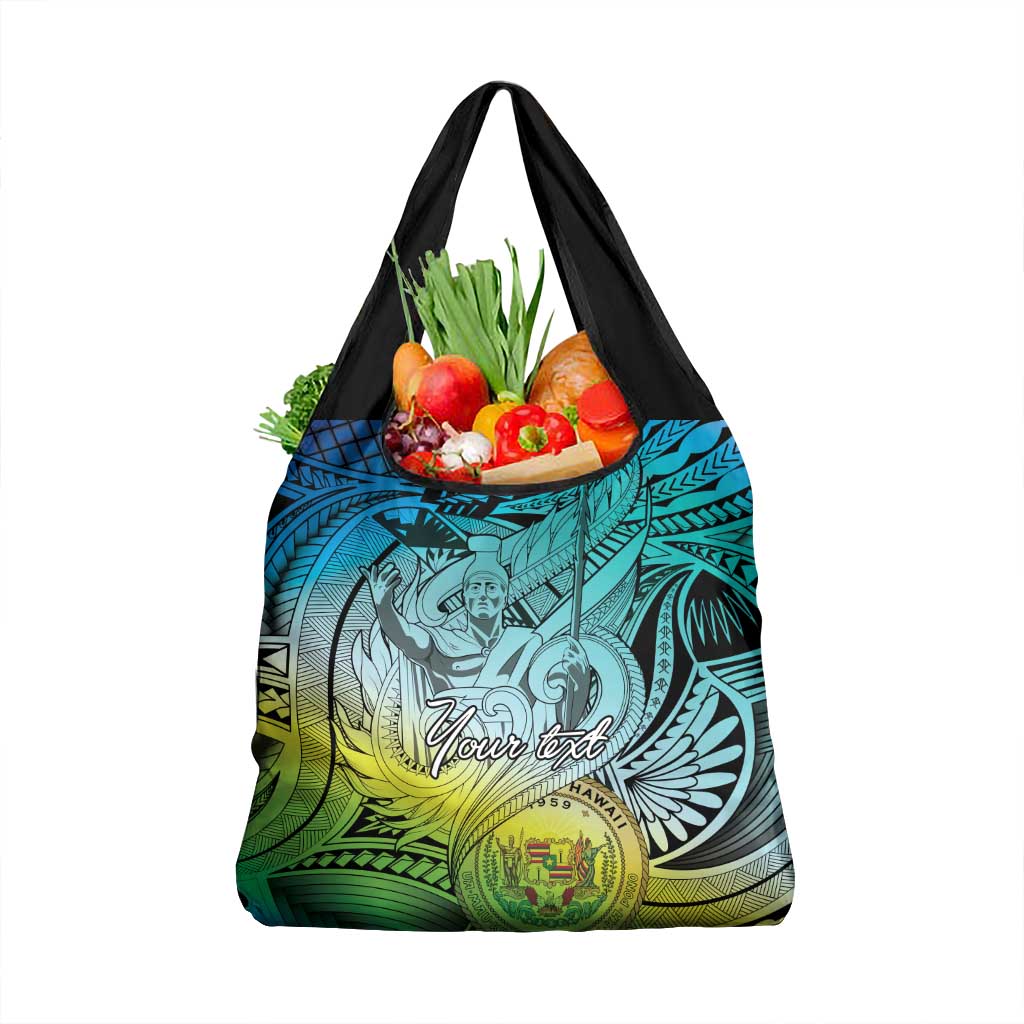 Personalised Aloha King Kamehameha Spirits Grocery Bag Art Special LT9 1-pack One Size Art - Polynesian Pride