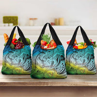 Personalised Aloha King Kamehameha Spirits Grocery Bag Art Special LT9 3-pack One Size Art - Polynesian Pride