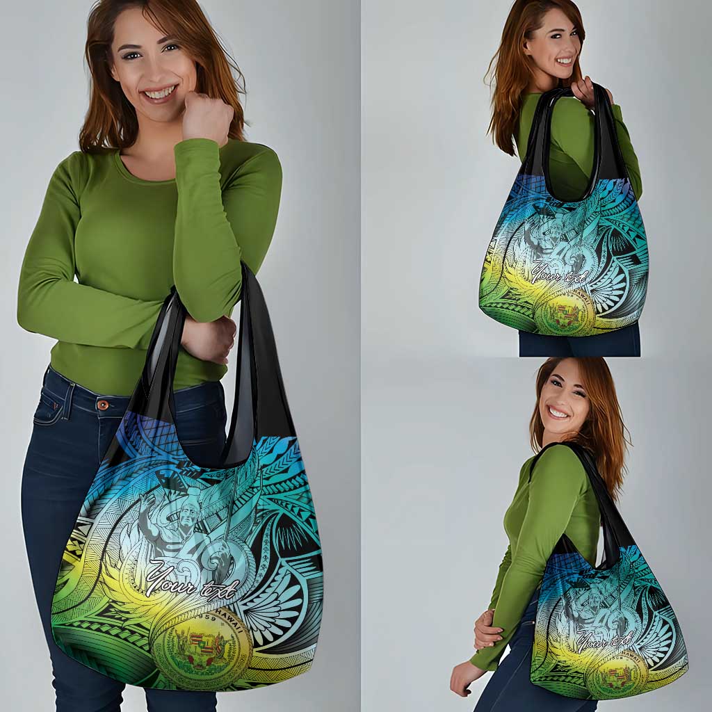 Personalised Aloha King Kamehameha Spirits Grocery Bag Art Special LT9 - Polynesian Pride