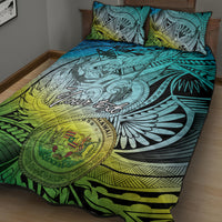 Personalised Aloha King Kamehameha Spirits Quilt Bed Set Art Special LT9 - Polynesian Pride