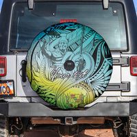 Personalised Aloha King Kamehameha Spirits Spare Tire Cover Art Special LT9 Art - Polynesian Pride