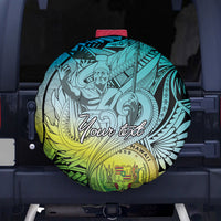 Personalised Aloha King Kamehameha Spirits Spare Tire Cover Art Special LT9 - Polynesian Pride