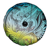 Personalised Aloha King Kamehameha Spirits Spare Tire Cover Art Special LT9 - Polynesian Pride