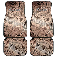 Personalised Aloha King Kamehameha Spirits Car Mats Beige Special LT9 - Polynesian Pride