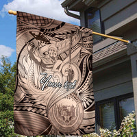 Personalised Aloha King Kamehameha Spirits Garden Flag Beige Special