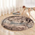 Personalised Aloha King Kamehameha Spirits Round Carpet Beige Special