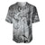 Personalised Aloha King Kamehameha Spirits Baseball Jersey Grey Special LT9 Grey - Polynesian Pride