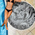 Personalised Aloha King Kamehameha Spirits Beach Blanket Grey Special