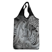 Personalised Aloha King Kamehameha Spirits Grocery Bag Grey Special LT9 - Polynesian Pride