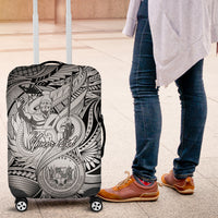 Personalised Aloha King Kamehameha Spirits Luggage Cover Grey Special