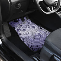 Personalised Aloha King Kamehameha Spirits Car Mats Violet Special LT9 - Polynesian Pride