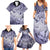 Personalised Aloha King Kamehameha Spirits Family Matching Summer Maxi Dress and Hawaiian Shirt Violet Special LT9 - Polynesian Pride