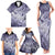 Personalised Aloha King Kamehameha Spirits Family Matching Tank Maxi Dress and Hawaiian Shirt Violet Special LT9 - Polynesian Pride