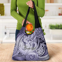 Personalised Aloha King Kamehameha Spirits Grocery Bag Violet Special LT9 - Polynesian Pride