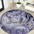 Personalised Aloha King Kamehameha Spirits Round Carpet Violet Special