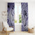 Personalised Aloha King Kamehameha Spirits Window Curtain Violet Special