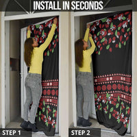 Fiji Masi Bula Tagimoucia Flowers Door Cover - Polynesian Pride