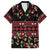 Fiji Masi Bula Tagimoucia Flowers Family Matching Puletasi and Hawaiian Shirt