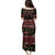Fiji Masi Bula Tagimoucia Flowers Family Matching Puletasi and Hawaiian Shirt