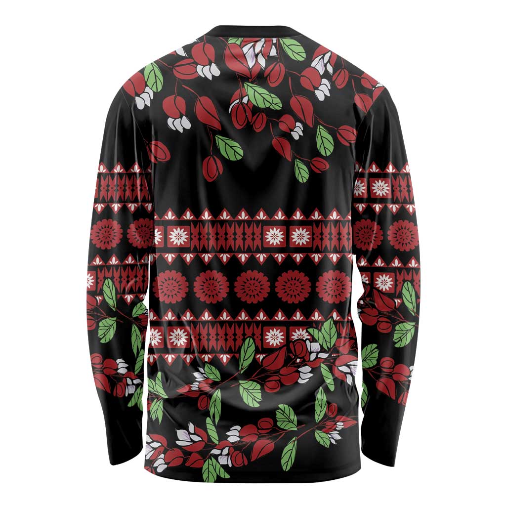 Fiji Masi Bula Tagimoucia Flowers Long Sleeve Shirt