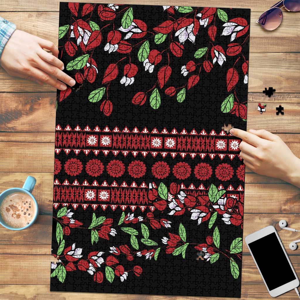 Fiji Masi Bula Tagimoucia Flowers Puzzle - Polynesian Pride