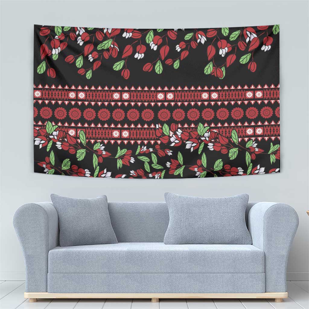 Fiji Masi Bula Tagimoucia Flowers Tapestry