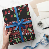 Fiji Masi Bula Tagimoucia Flowers Wrapping Paper LT9 - Polynesian Pride