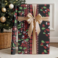 Fiji Masi Bula Tagimoucia Flowers Wrapping Paper LT9 - Polynesian Pride