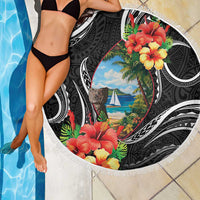 Hafa Adai Guam Beach Blanket Guahan Seal Chamorro Stones Tribal