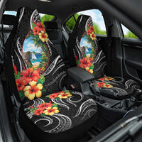 Hafa Adai Guam Car Seat Cover Guahan Seal Chamorro Stones Tribal