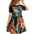 Hafa Adai Guam Family Matching Summer Maxi Dress and Hawaiian Shirt Guahan Seal Chamorro Stones Tribal