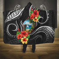 Hafa Adai Guam Hooded Blanket Guahan Seal Chamorro Stones Tribal