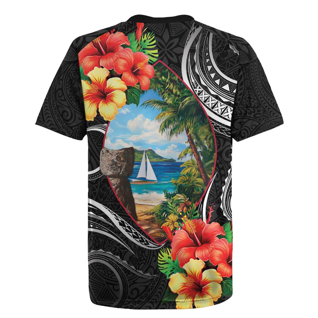 Hafa Adai Guam Rugby Jersey Guahan Seal Chamorro Stones Tribal