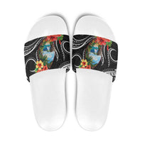 Hafa Adai Guam Slide Sandals Guahan Seal Chamorro Stones Tribal - Polynesian Pride