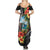 Hafa Adai Guam Summer Maxi Dress Guahan Seal Chamorro Stones Tribal