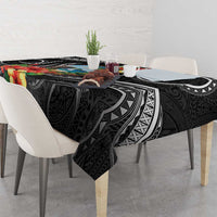 Hafa Adai Guam Tablecloth Guahan Seal Chamorro Stones Tribal