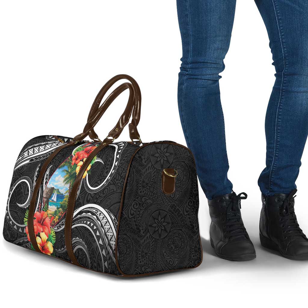 Hafa Adai Guam Travel Bag Guahan Seal Chamorro Stones Tribal - Polynesian Pride