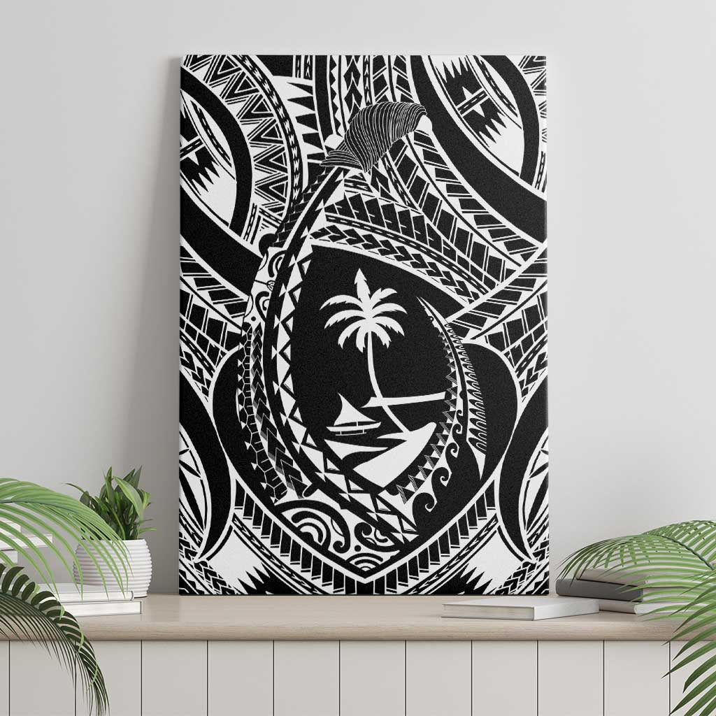 Hafa Adai Guam Inspired Tattoo Canvas Wall Art