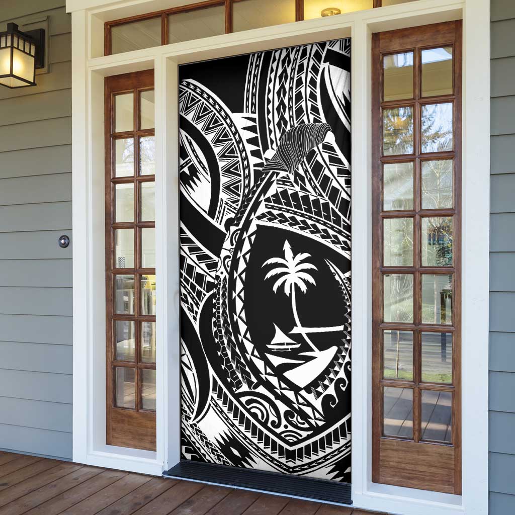 Hafa Adai Guam Inspired Tattoo Door Cover - Polynesian Pride