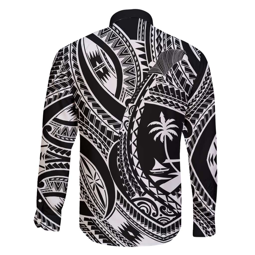 Hafa Adai Guam Inspired Tattoo Family Matching Off Shoulder Short Dress and Hawaiian Shirt