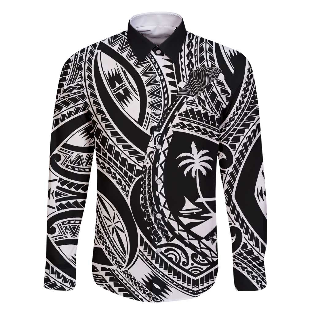 Hafa Adai Guam Inspired Tattoo Family Matching Short Sleeve Bodycon Dress and Hawaiian Shirt