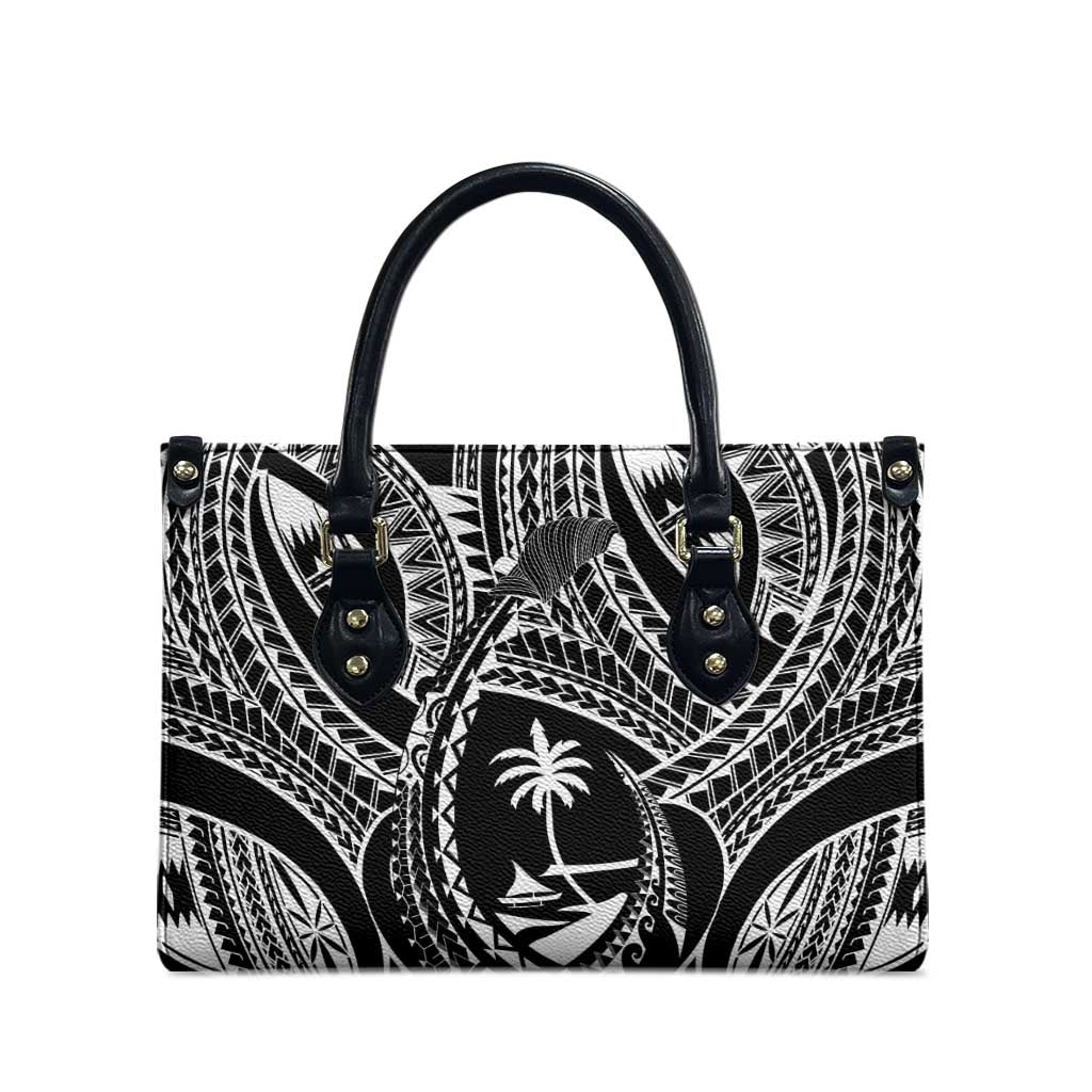 Hafa Adai Guam Inspired Tattoo Leather Bag - Polynesian Pride