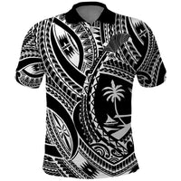 Hafa Adai Guam Inspired Tattoo Polo Shirt