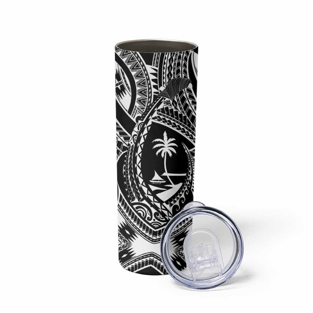 Hafa Adai Guam Inspired Tattoo Skinny Tumbler