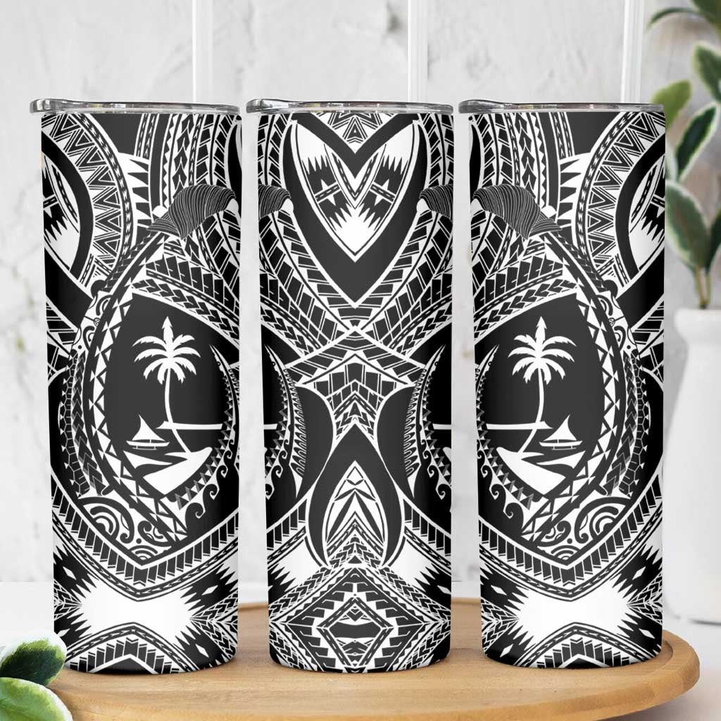 Hafa Adai Guam Inspired Tattoo Skinny Tumbler