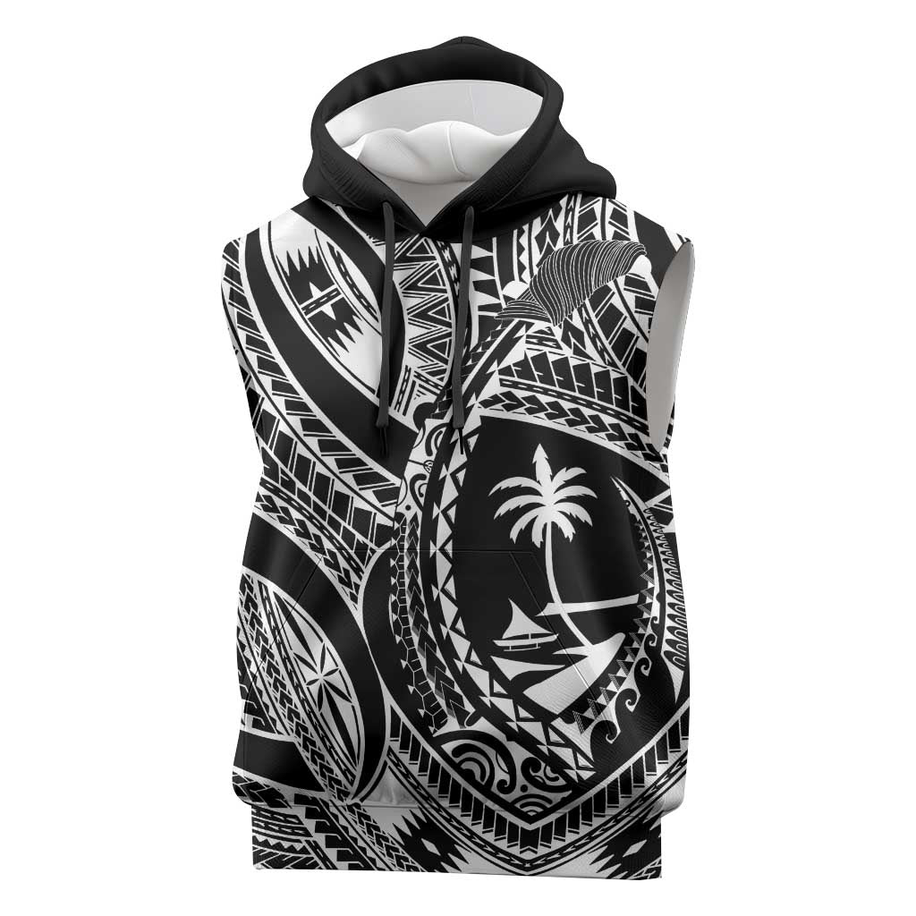 Hafa Adai Guam Inspired Tattoo Sleeveless Hoodie - Polynesian Pride