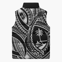 Hafa Adai Guam Inspired Tattoo Sleeveless Puffer Jacket - Polynesian Pride