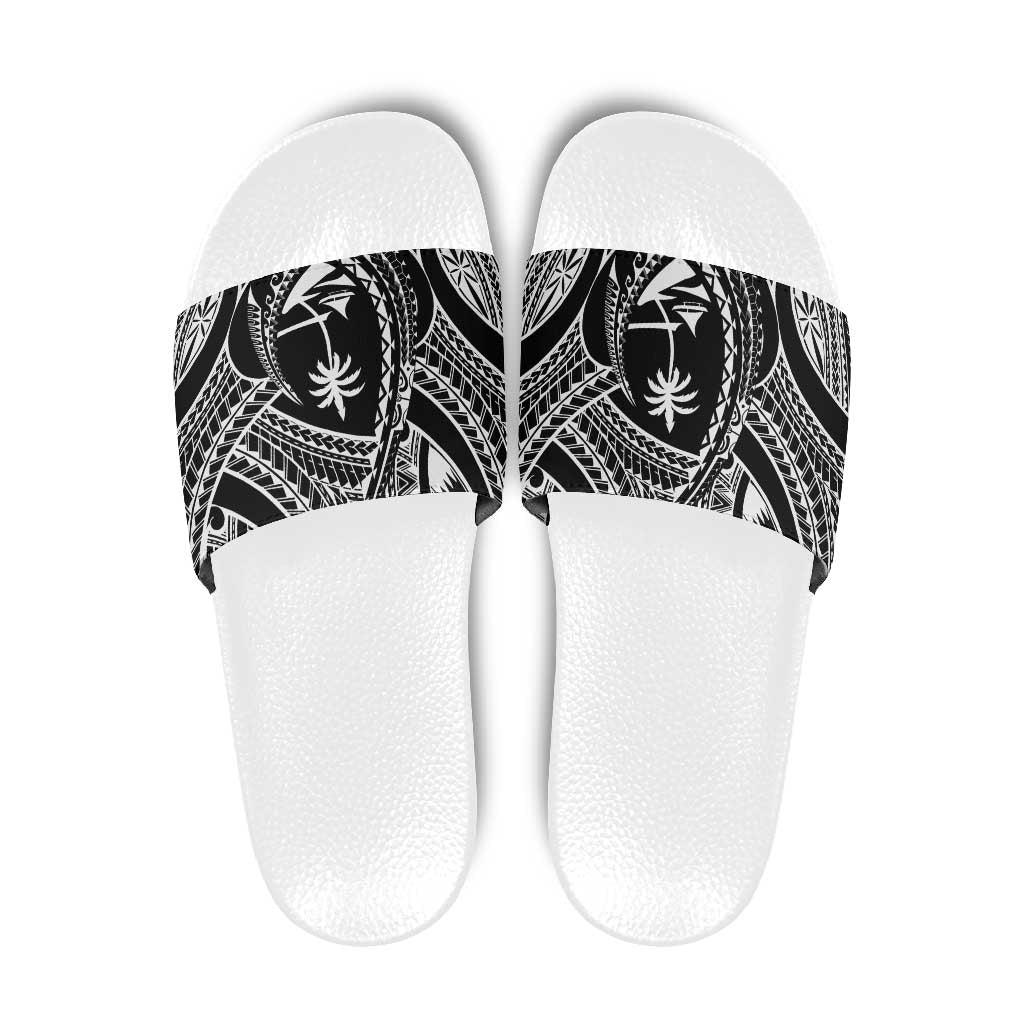 Hafa Adai Guam Inspired Tattoo Slide Sandals - Polynesian Pride