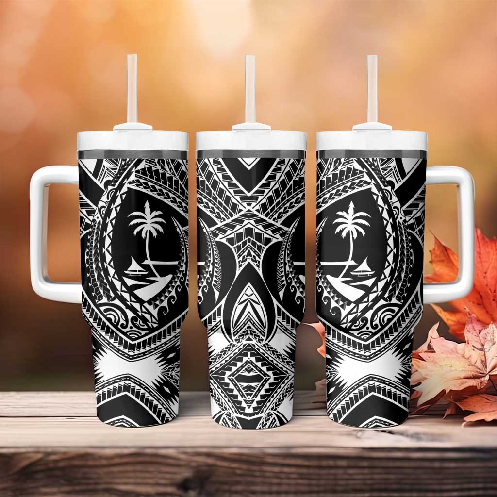 Hafa Adai Guam Inspired Tattoo Tumbler With Handle
